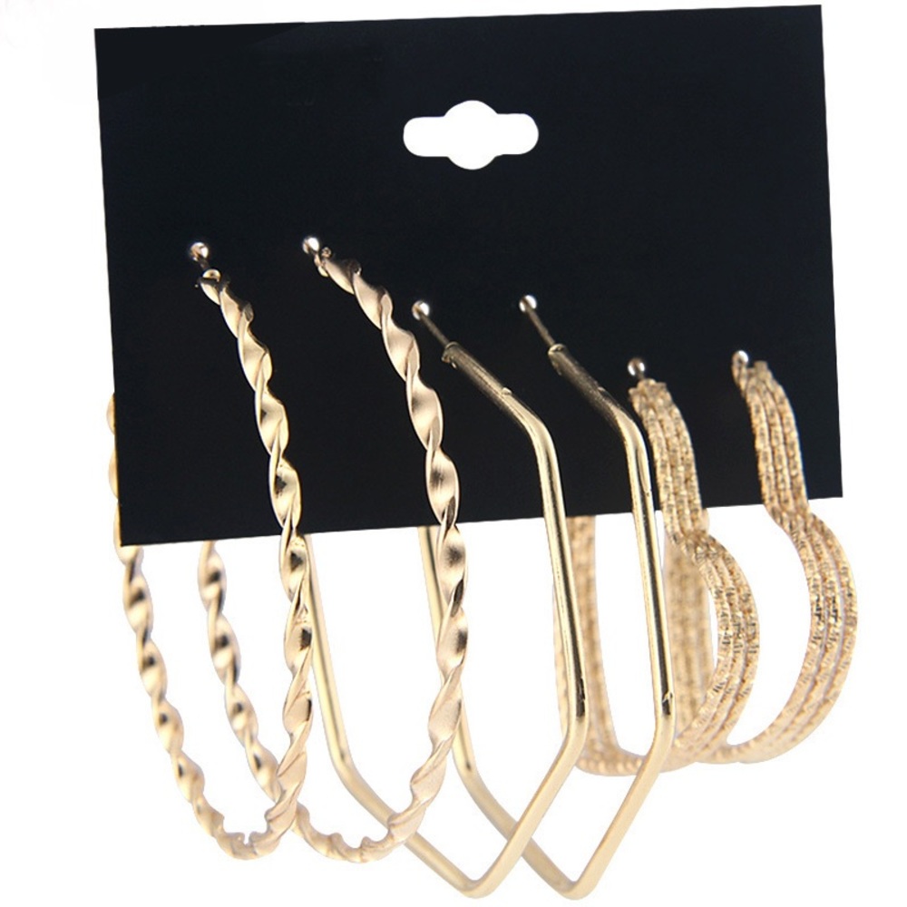 Assorted Hoop 3 pairs